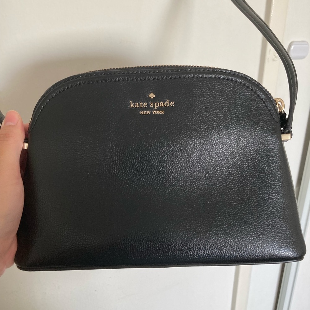 Kate Spade black leather crossbody